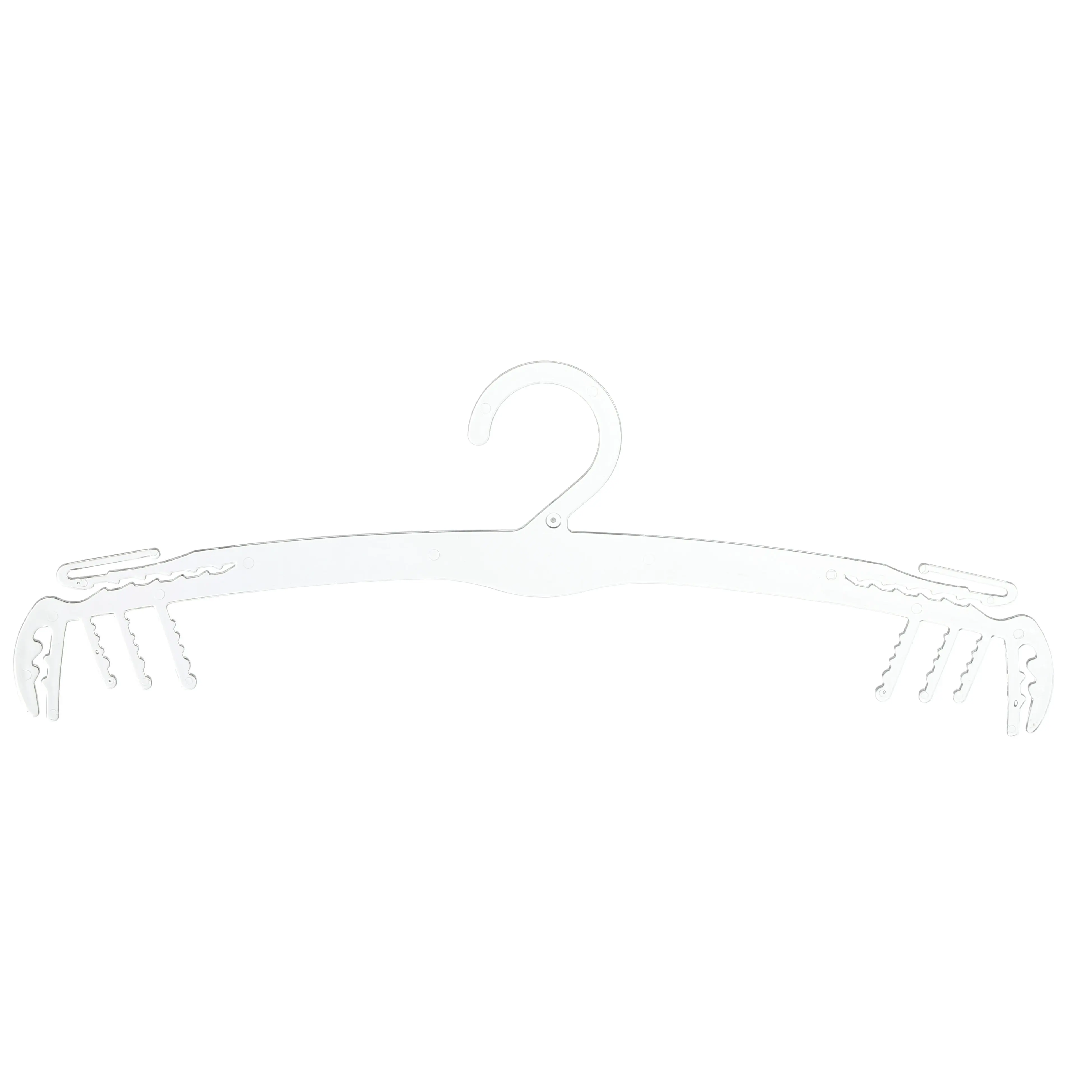 
Chunshui brand custom design Economical eco-friendly PS material 28.3cm fashion girl underwear clothes hangers for lingerie 