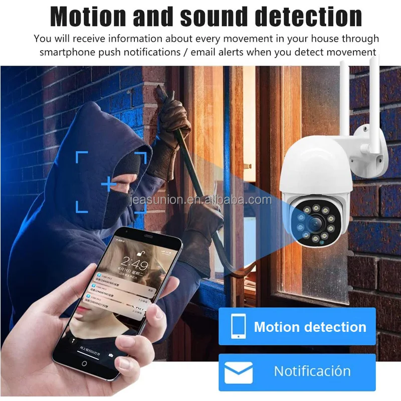 5MP 4X Zoom Mini IP Camera WiFi 3MP Tuya Smart Ai Auto Tracking Home Security Camera Outdoor Color IR Night Vision CCTV Camera
