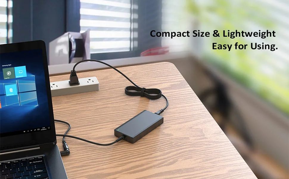 Slim Universal Laptop Charger Replacement AC Adapter 70W with Multi Connectors for HP BM Lenovo Thinkpad 18-20V power cord