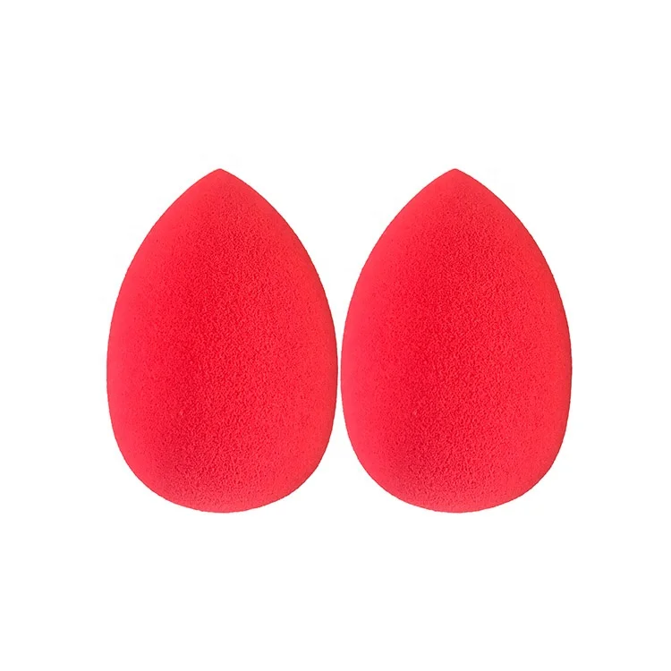 Factory Wholesale High Quality Soft Teardrop Non-latex Facial Foundation Make up Blending Beauty Sponge Blender