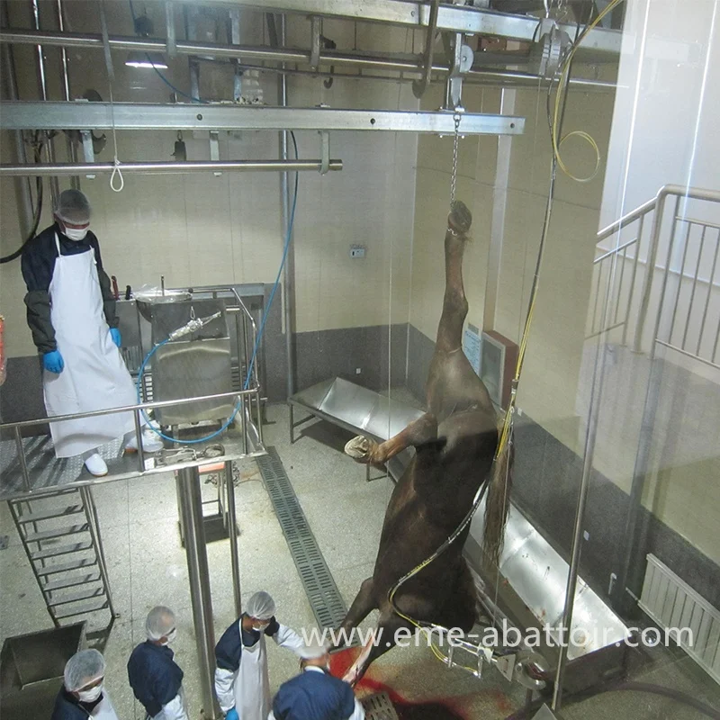 Halal Abattoir Machinery Ritual Cattle Slaughter Box Killing Machine for Bovine Cow Slaughterhouse Equipment