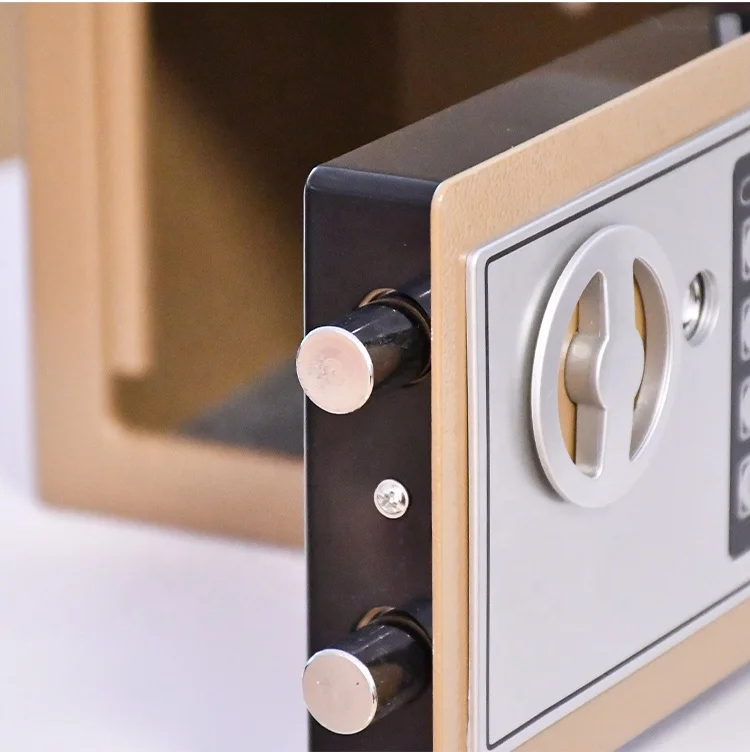 
New Model Kids Deposit Digital Time Hotel Steel Electronic Money HiddenJewelry Mini Wall Safe 