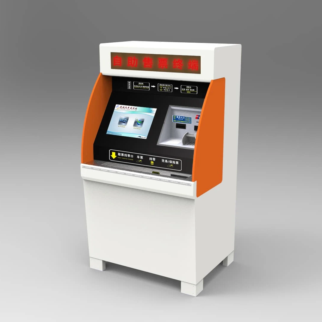customized self service touch screen self payment banking kiosk