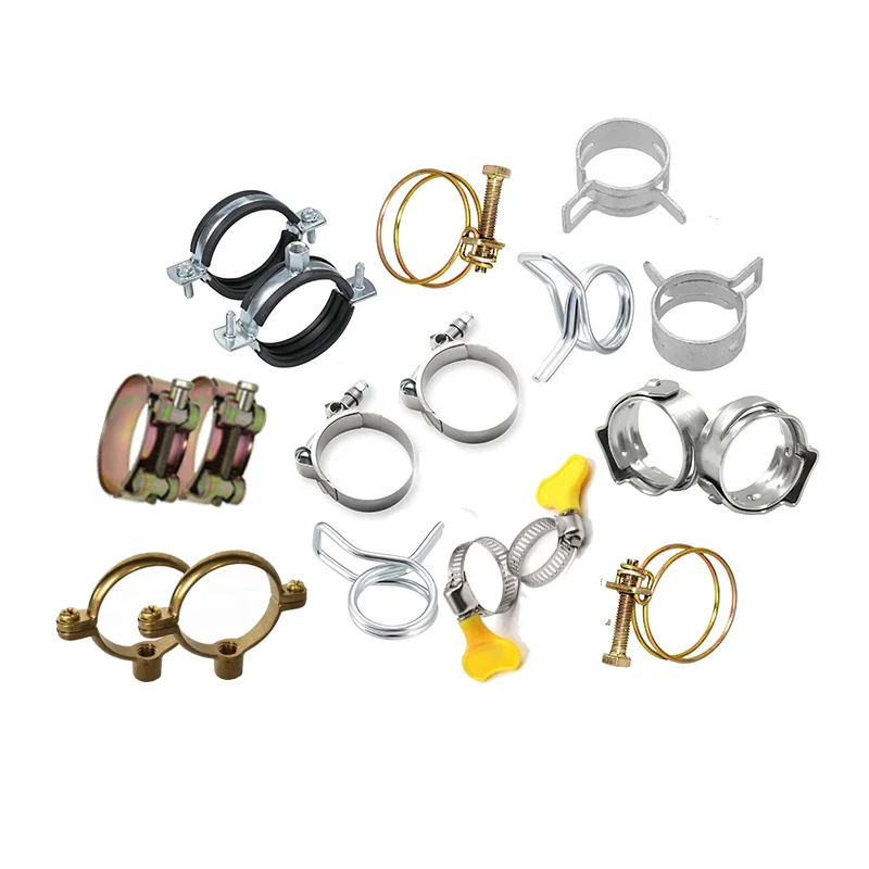 33-57mm 40-64mm 44-67mm 304, Stainless Steel Germany American Type Double Wire Hose Clamp Adjustable Pipe Clamp Hose Clamps/