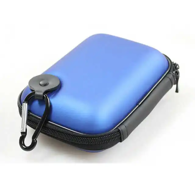 Factory Price EVA Small Tool Storage Case Custom Logo Blue PU Portable Waterproof With Carabiner