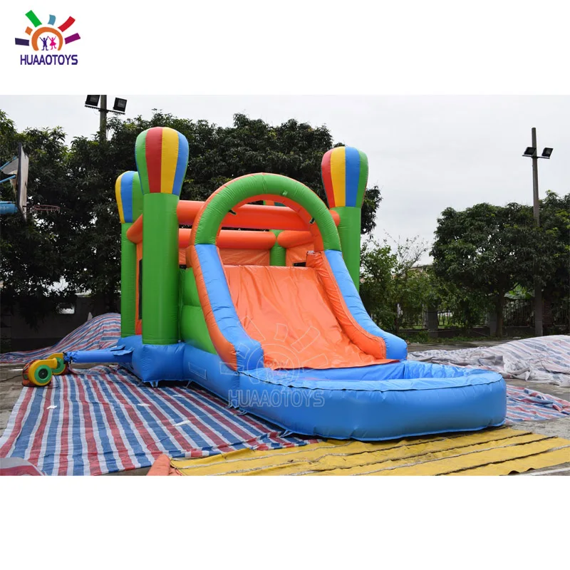 Moonwalk Inflatable Air Balloon Combo Themed Bouncer Jumping Bouncy Castle Jumper Bounce House With Water Slide For Jump