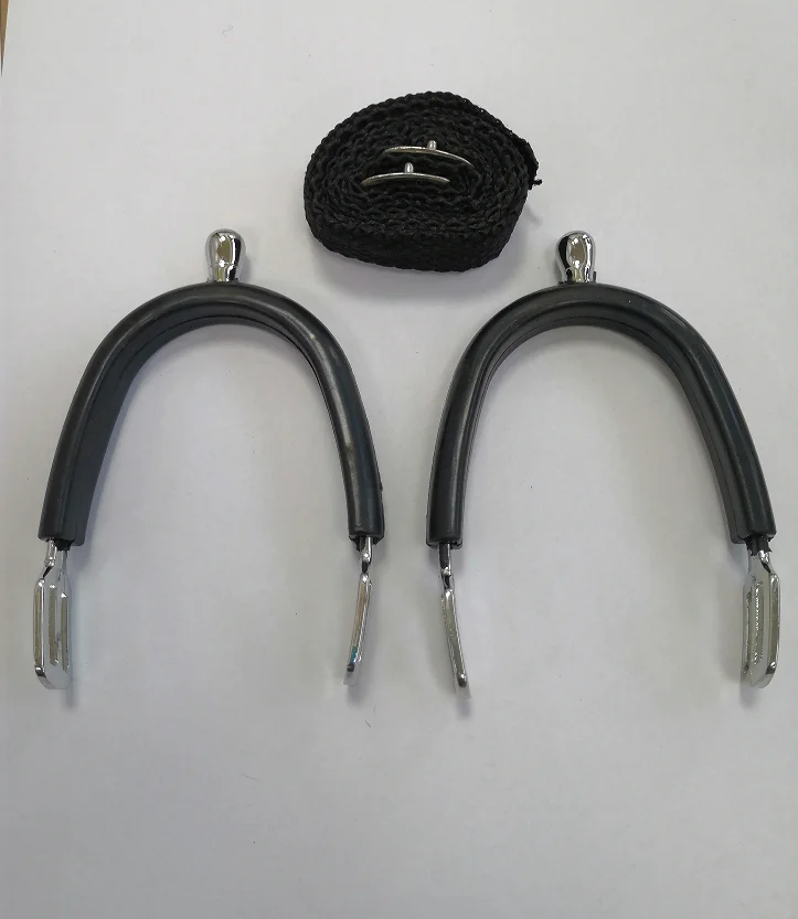 Horshi Hot Sale 15 MM Zinc Alloy Knob End Children Spurs English Horse Riding Spurs with 1 Pair Nylon Spur Straps