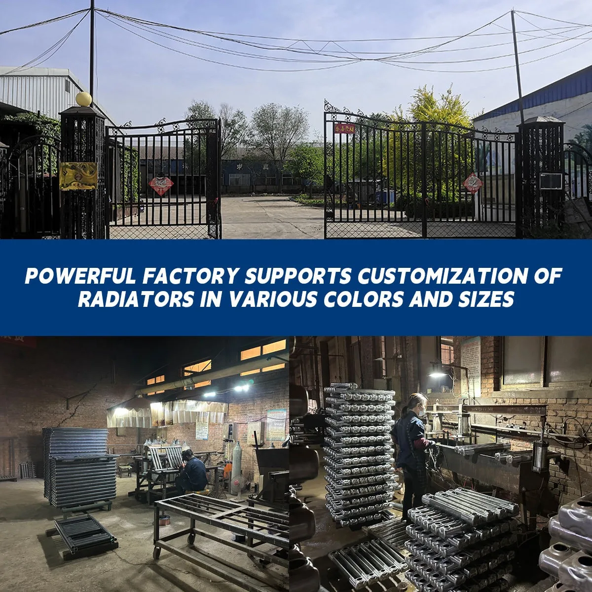 Cast Iron Radiator 4-Tube, Steam Radiator, Hot Water Radiator, Home Radiator, Cast Iron Radiators for Home Heating, Cast Iron