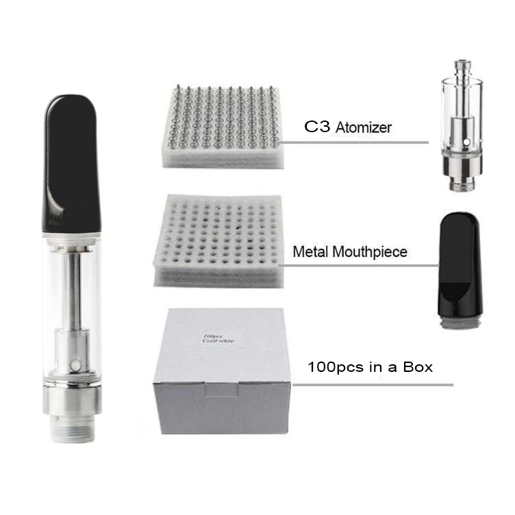
C3 Cbd Carts Ceramic Coil Non-toxic CBD Cartridge Vape Carts 