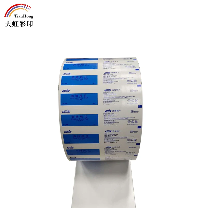 OEM Wet & Dry lens Cleaning Wet Wipes packaging Tissue foil paper roll