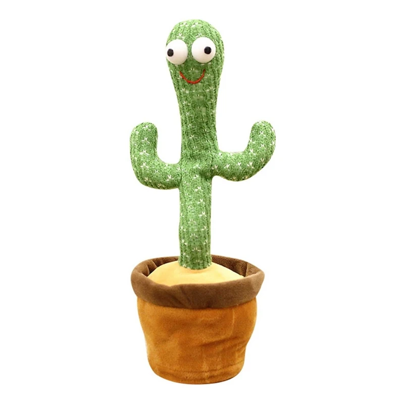 Talking Singing Dancing Cactus Recording Plush Toy