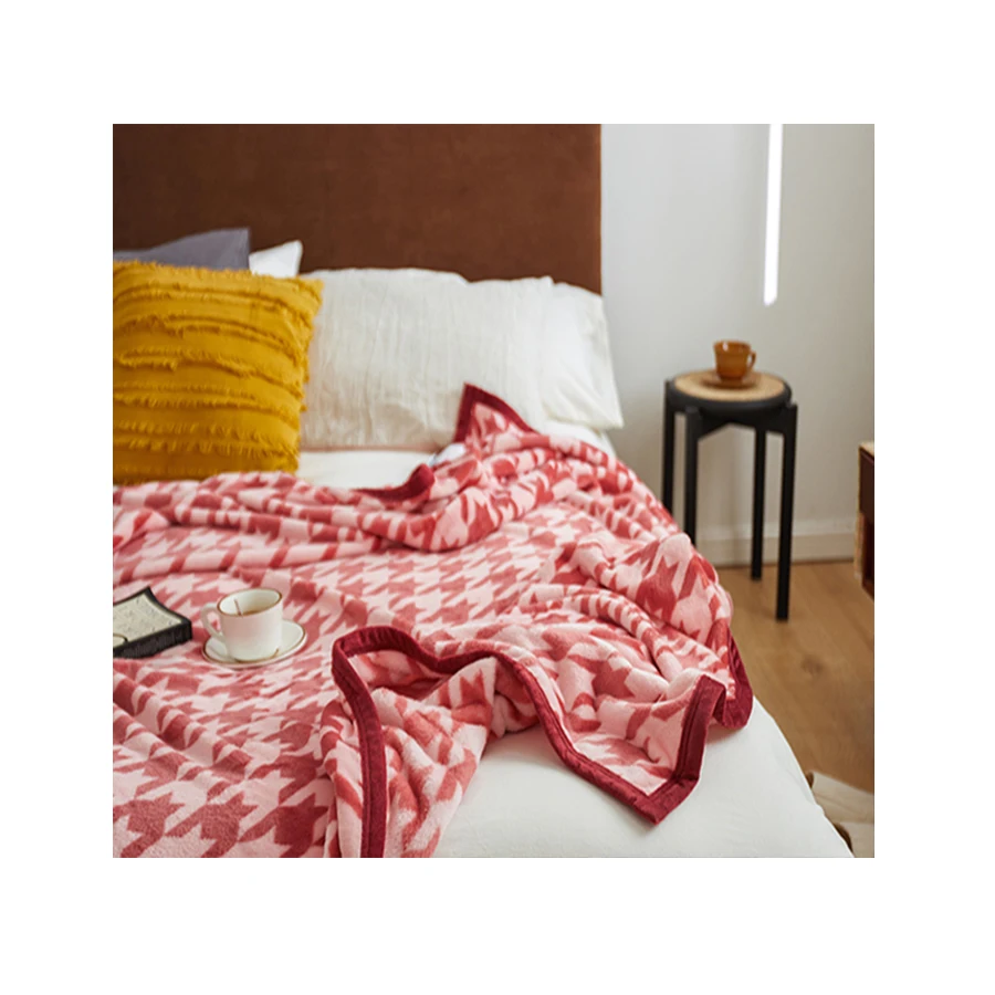 Custom Mink Throw Blanket Warm Elegant Soft Fluffy Cozy Printed Mink Faux Fur Throw Blanket For Home