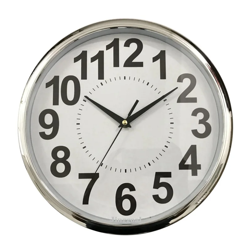 30  32 35 38 CM 12 13 14 15 16 inch Custom Promotional Silent Plastic Quartz Round Wall Clock