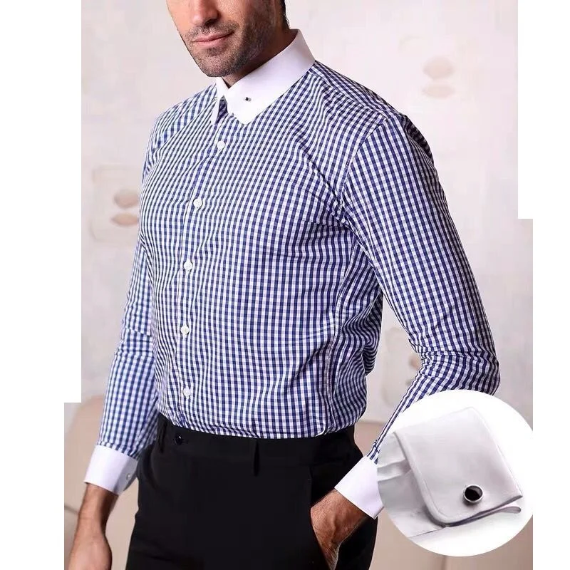 New arrival hot designer check latest casual shirts
