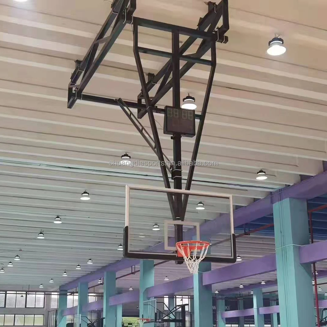hot selling manual Folding ROOF MOUNT ceiling mounted  BASKETBALL