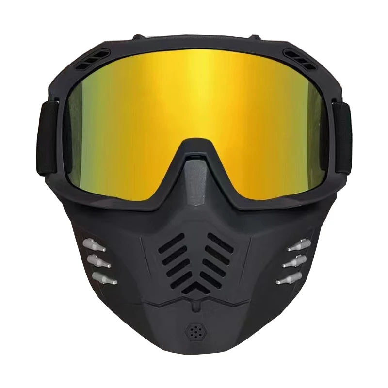 high quality downhill Off MX Motocross Goggles harley Dirt Bike Motocross Riding Motorcycle Goggles With Mask