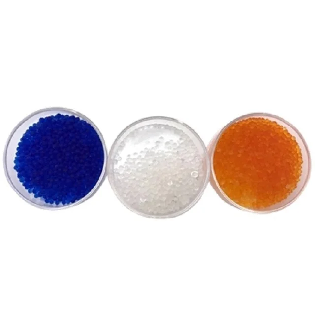 Good quality blue white and orange multi-color silica gel beads granules desiccant