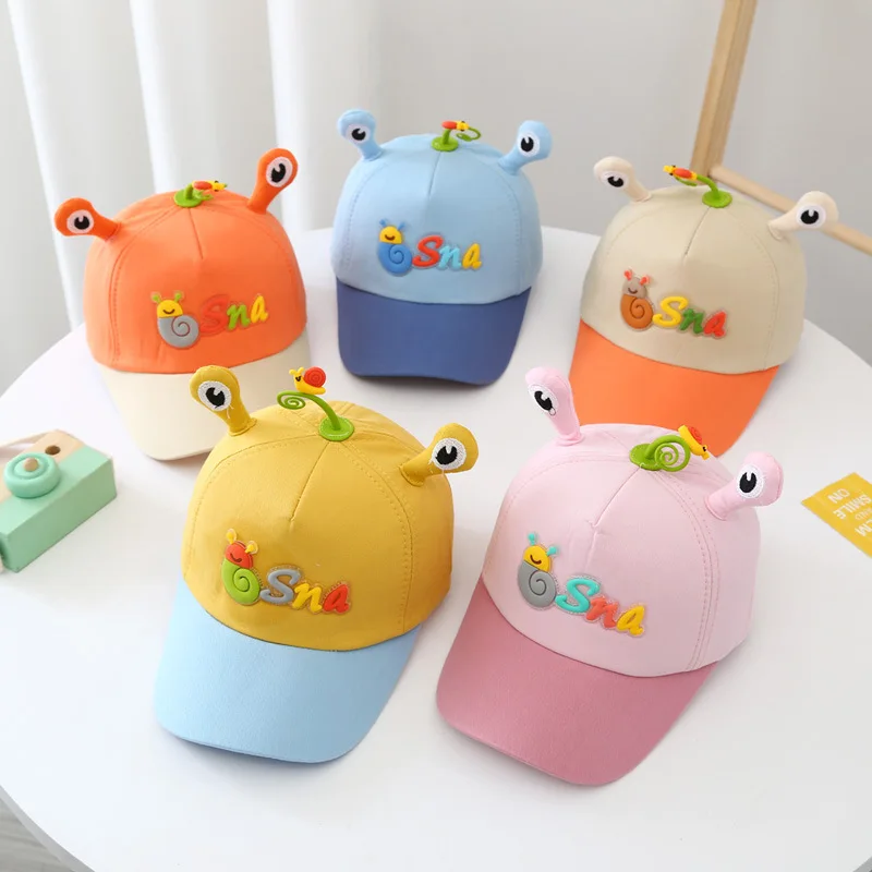World series Spring and summer Custom new cartoon embroidery Peaked hat kids 5 panel cute baseball caps hats
