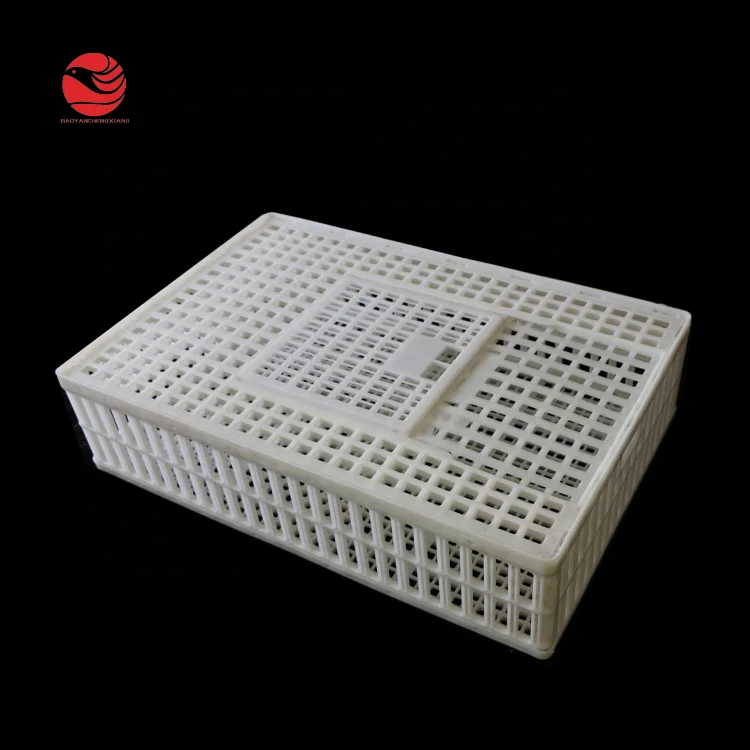 
900*600*230mm Plastic Chicken Broiler Transport Crate Coop For Live Chicken 