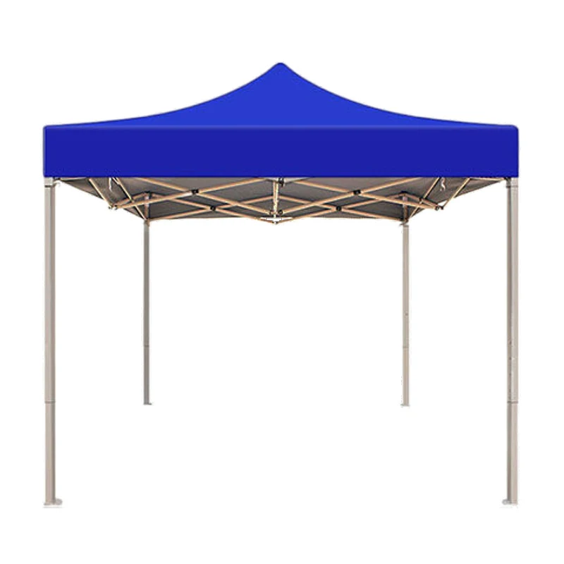 Foldable Tent for Exhibition Outdoorwaterproof, Compact Folded Wrought Iron Camping Gazebo, Folding Gagebo Trade Show Tent