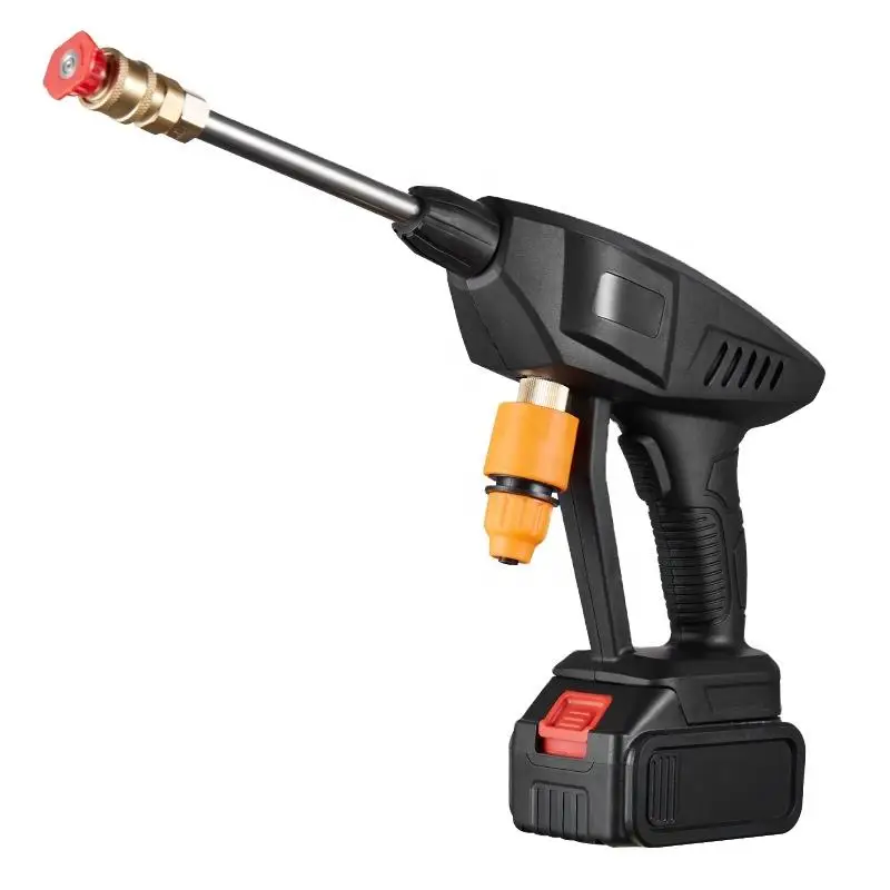 Cordless High Pressure 21V Wireless Automatic Car Washing Machine High-pressure Water Gun Car wash gun