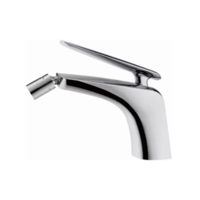 Bidet Mixer Faucet Tap Brass Body Zinc Alloy Handle Bath Taps Chrome Single Hole Hot Cold Water Bathroom Bidet