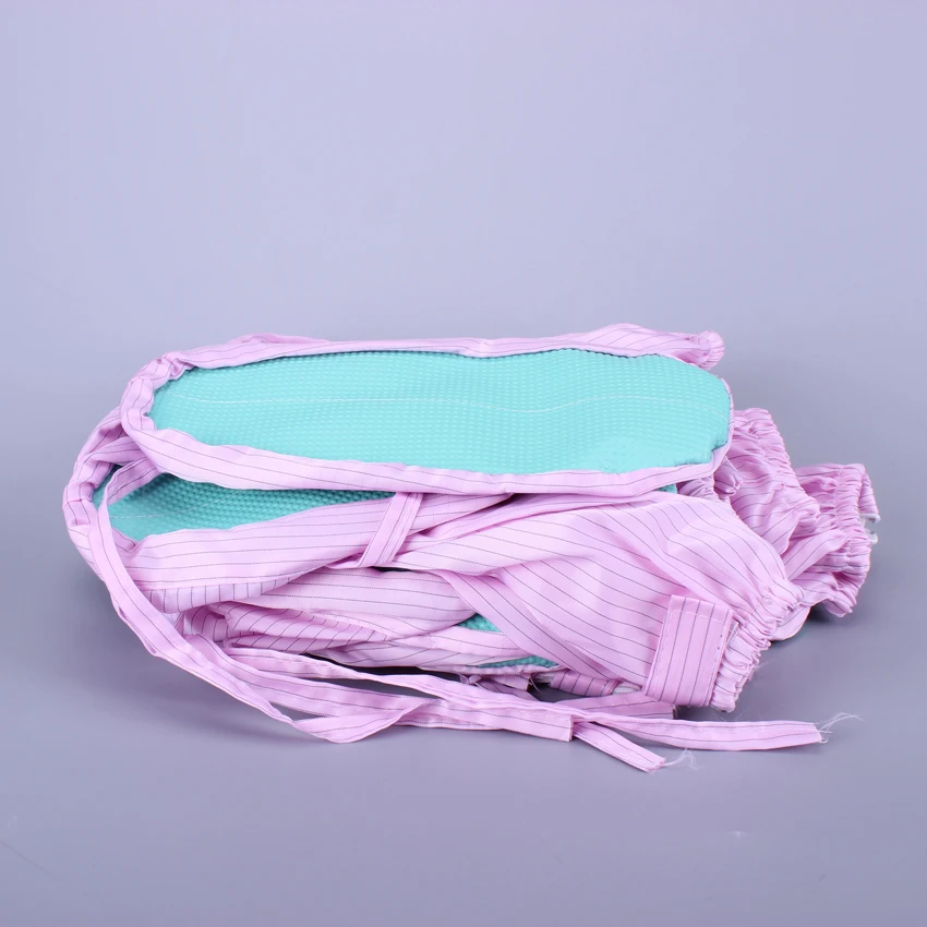 Anti Slip Reusable Anti Static Shoe Cover Washable Cleanroom ESD Boot Cover For Pharmaceutical Industry Electronic Factory Lab
