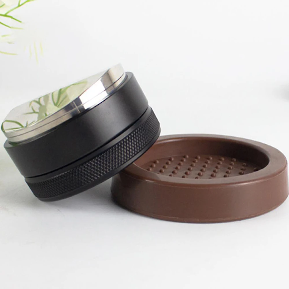 Flexible Silicone Coffee Powder Pad Beans Crushing Grinding Placemat Espresso Tamping Corner Mat Barista Tamper Pad for Cafe