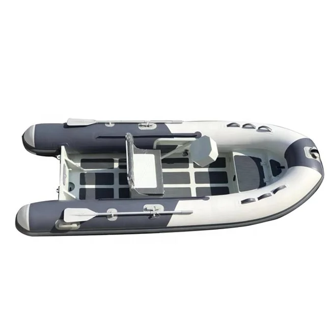 12 5 футов Глубокий V алюминиевый корпус RIB380 ПВХ/гипалон надувная лодка