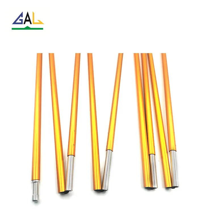 Flexible Aluminum Tubing Tent Pole Inner Rubber String Replacement Poles For Tents