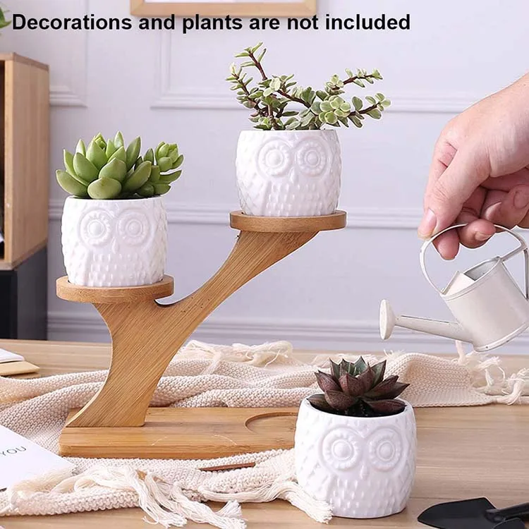 China factory high quality bamboo plant stand for home and office