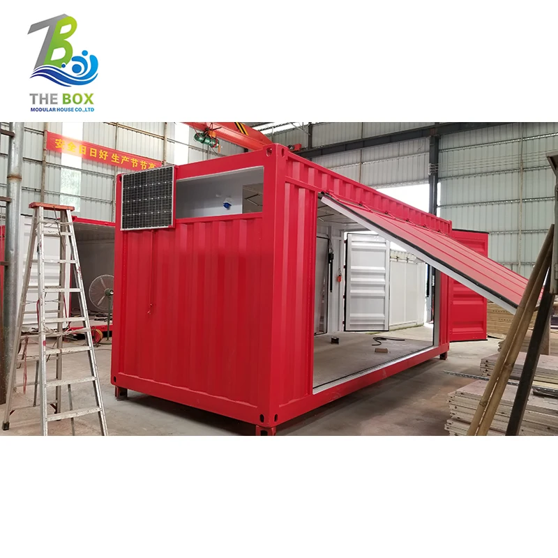 Outdoor Luxury durable garage shipping container mobile car garage house for sale