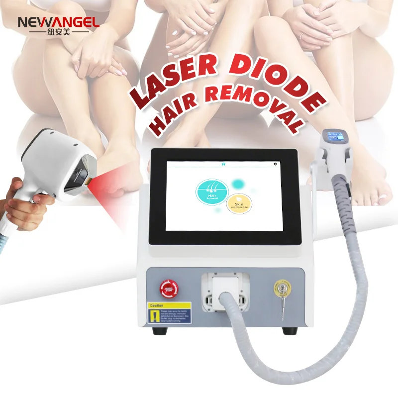 Salon use portable diode laser machine 3 wavelengths laser hair removal for sale