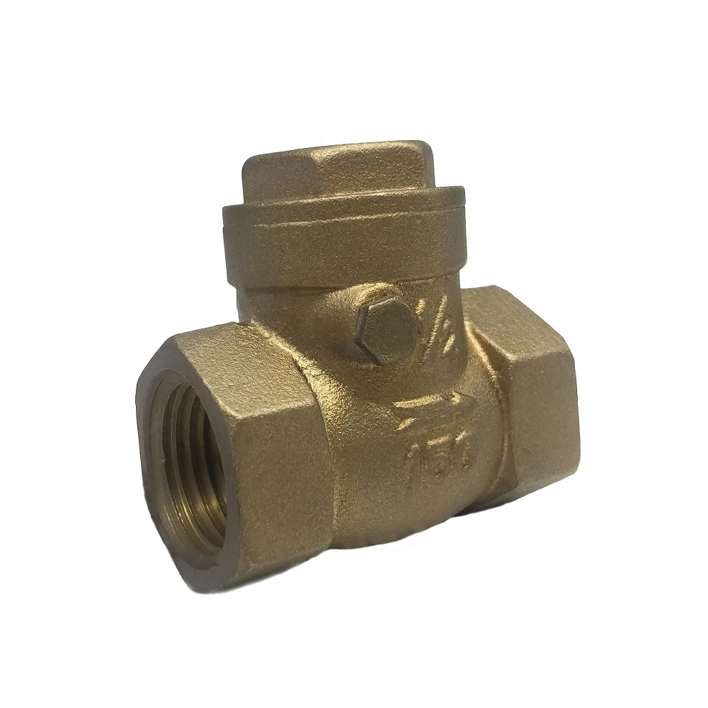 DN15 brass check valve with  Y type strainer