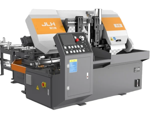 Ленточная пила с ЧПУ для резки металла, технический гидравлический горизонтальный станок