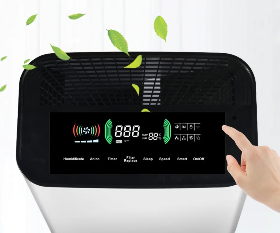 
Personal air purifier true hepa filter light battery large air purifier uv Large Flow Rate Machine on sale 