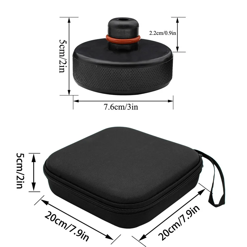 Bag-packed jack pad adapter rubber supports for car jack stands