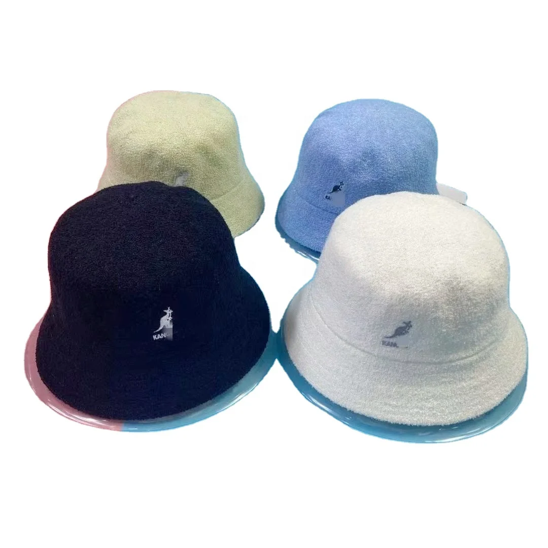 Cheap Outdoor  Fisherman Hat Beach Unisex Custom Men Terry Towel  Bucket Hat