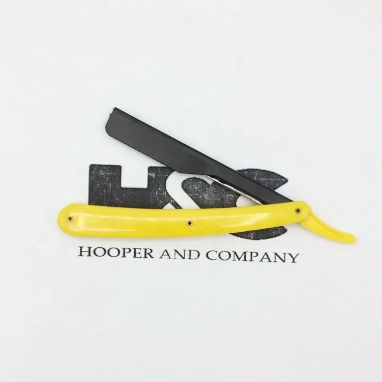 Professional Close Shaving Men Manual Shaver Disposable Blade Barber Straight Edge Razor Plastic Handle Custom Logo sustainable