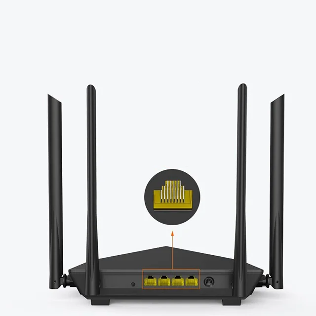 Высокопроизводительный беспроводной маршрутизатор Tenda AC10 300 Мбит/с Wifi AC1200 двухдиапазонный гигабитный 5G