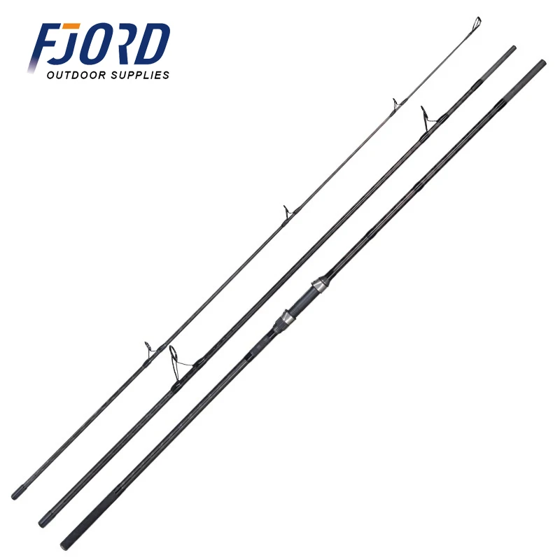 FJORD Carbon Fishing Pole Fishing Carp Rod Hard 3 Sections 3.6m 3.9m Portable Spinning Rod
