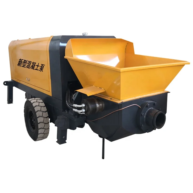 Factory Electric Mobile HBT 20 Concrete Pump for Construction New Diesel Small Price