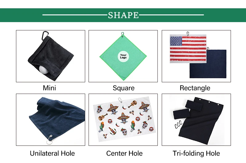 Manufacturer Design Golf Cleaning Towel Microfiber Golf Towel Microfiber Magnetic Waffle Golf Towel With Magnet