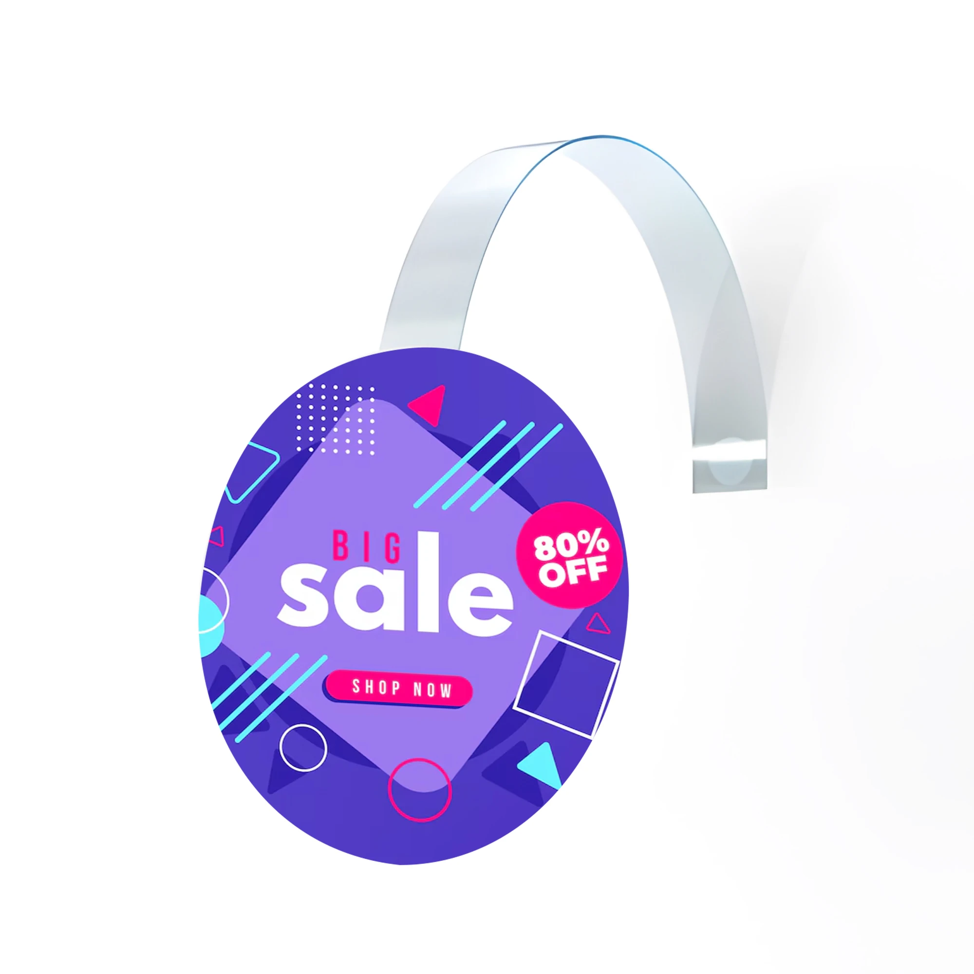 Display Wobbler Sticker Swing Strips Shelf Wobblers for Advertising Hanging Label