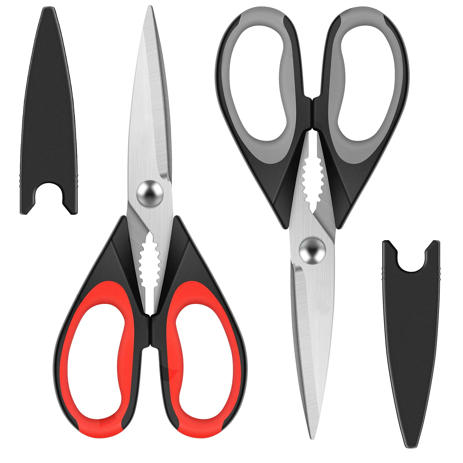 8.66inch Kitchen Poultry Shears Meat Heavy Duty Dishwasher Safe Food Cooking Shears All Purpose Stainless Steel Utility Scissors