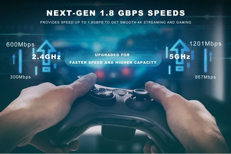 2023 wifi 6 router high speed Quad-core 2.4g & 5ghz wifi router dual band ax1800