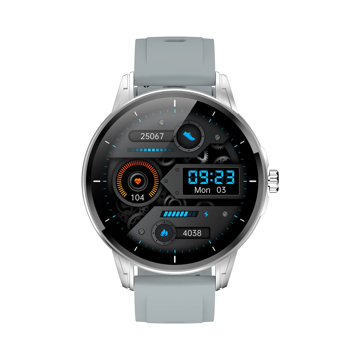 360 by 360 Resolution Round Screen Heart Rate SP02 Blood Pressure Multi Sport H36 Smart Bracelet 1.32 inch H36 Smart Watch