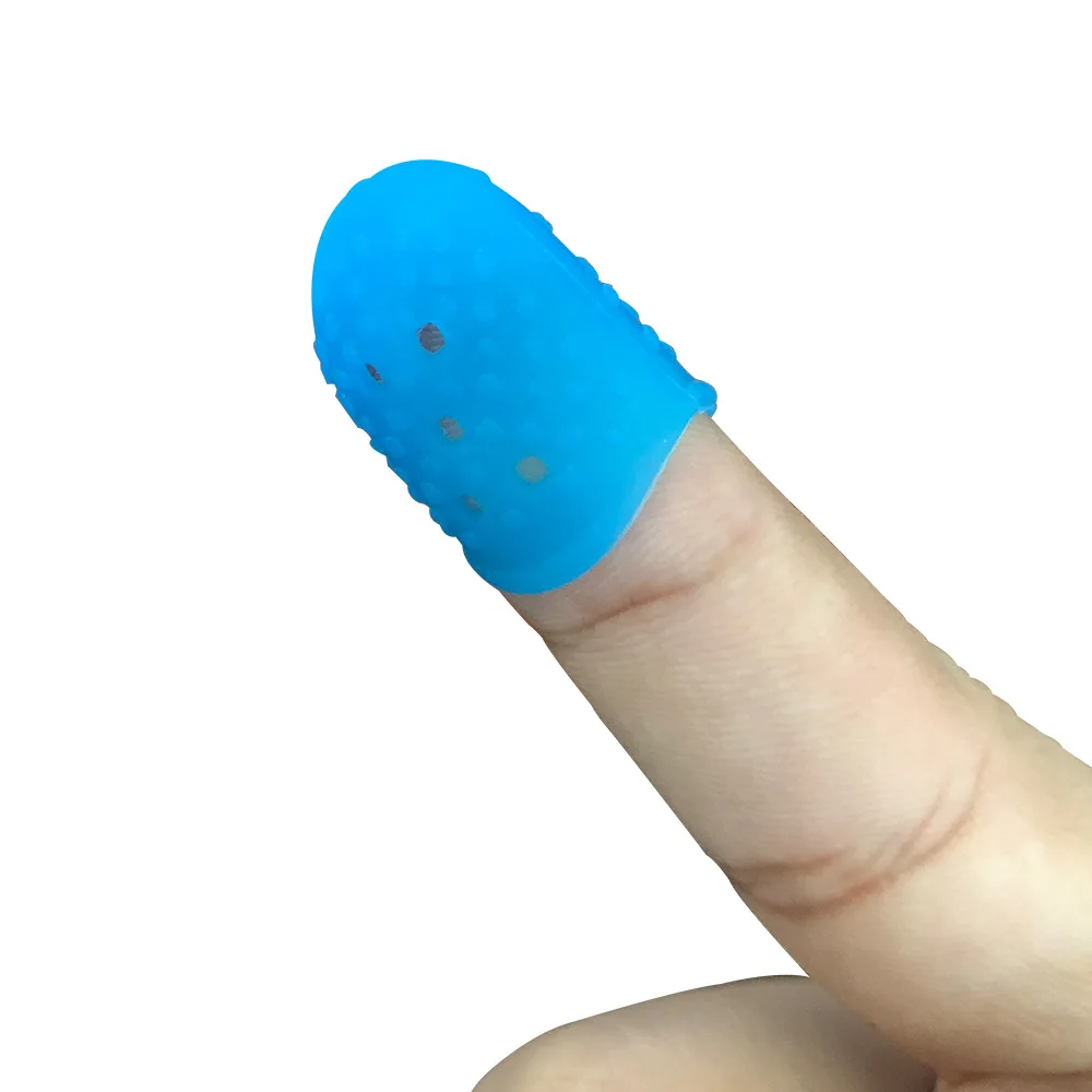 Custom Silicone Finger Fingertip Protectors for Beginners Starters Non Slip Silica gel Fingers Gloves