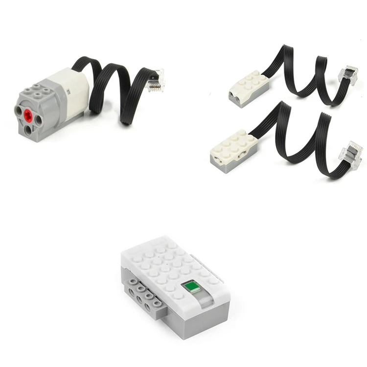 Wholesale New Wedo 2.0 Motor Power Group Electric Plastic Soft Building Blocks Play Set