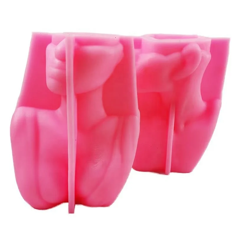 3d luxury nordic vintage large silicone donut big size new play floor 90cm concrete vase molds for roman